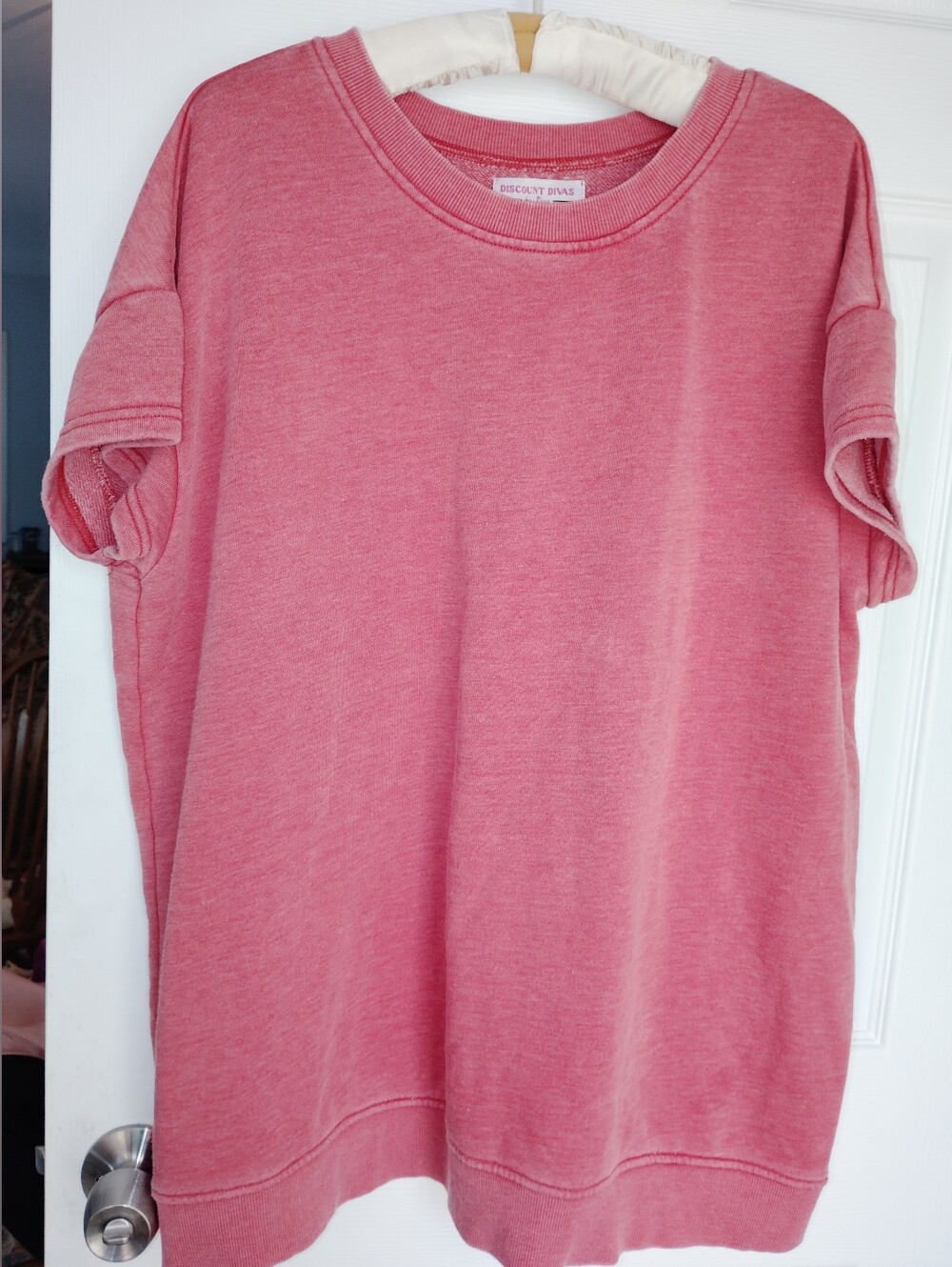 Sweatshirt Material Discount Divas XL Shirt Sleeved Top Red ♥️🍒